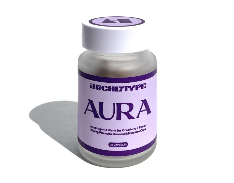 ARCHETYPE AURA Mikrodosering svampkapslar (flaska med 25)