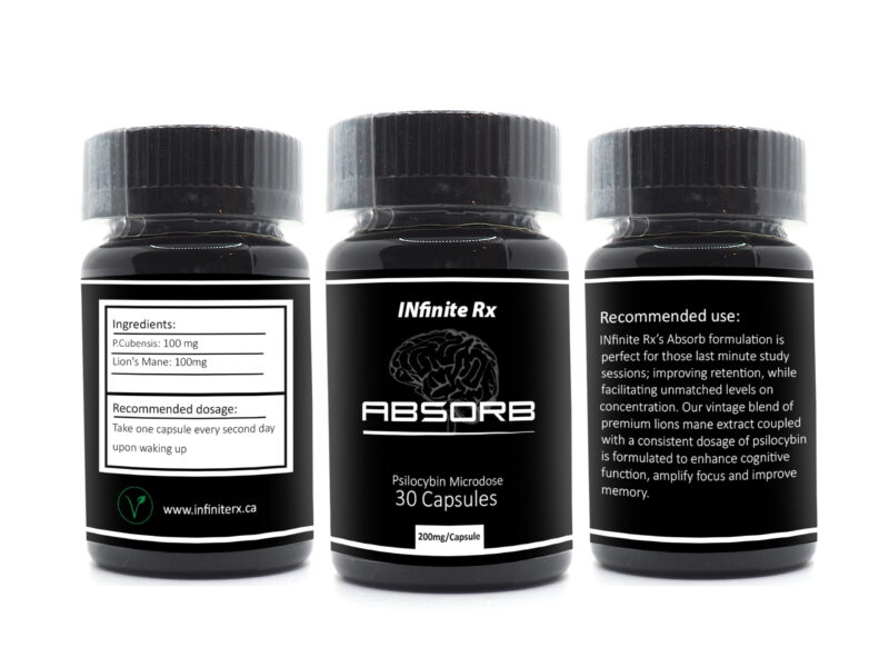 INfinite Rx (Absorb) Mikrodosering Psilocybin kapslar