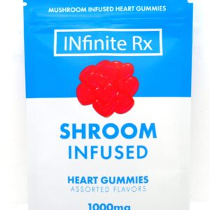 INfinite Rx Shroom Infused Heart Gummies Edibles (1000 mg)