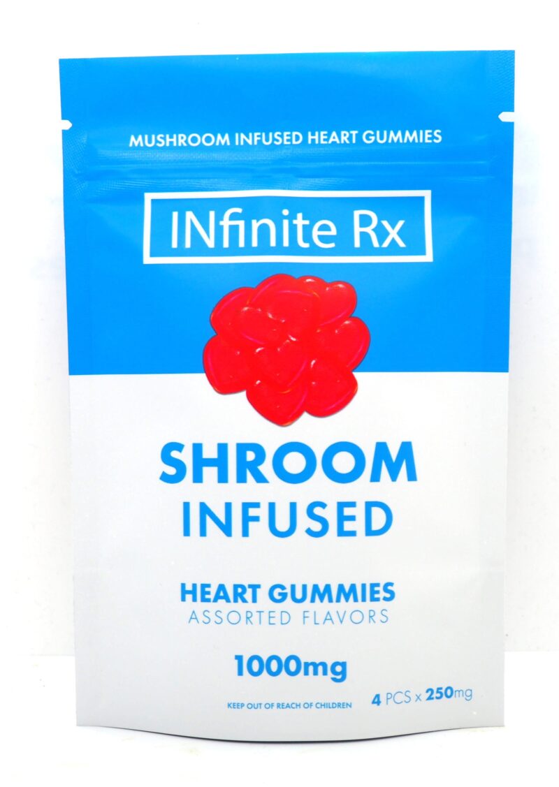 INfinite Rx Shroom Infused Heart Gummies Edibles (1000 mg)