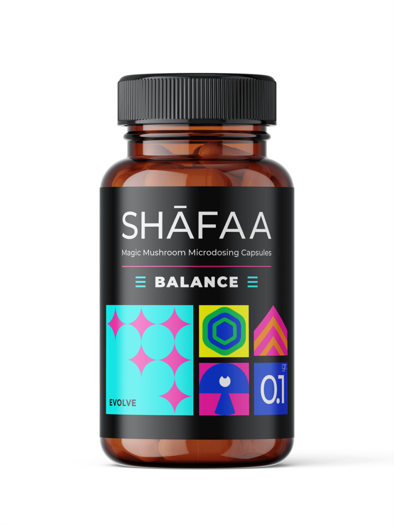 Shafaa Evolve Magic Mushroom Microdosing Balance Blend Kapslar