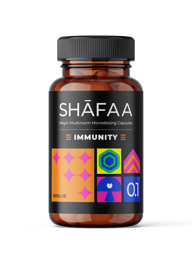 Shafaa Evolve Magic Mushroom Microdosing Immunity Blend Kapslar